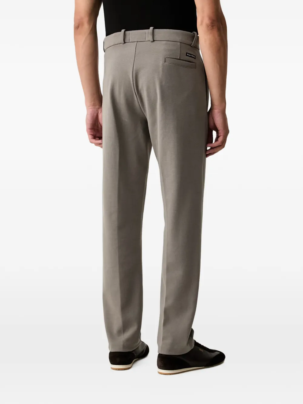 Marc O'Polo Geplooide pantalon Grijs