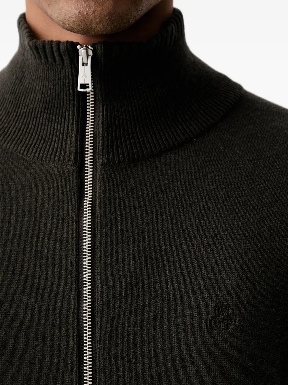 Marc O'Polo Vest met hoge hals Grijs