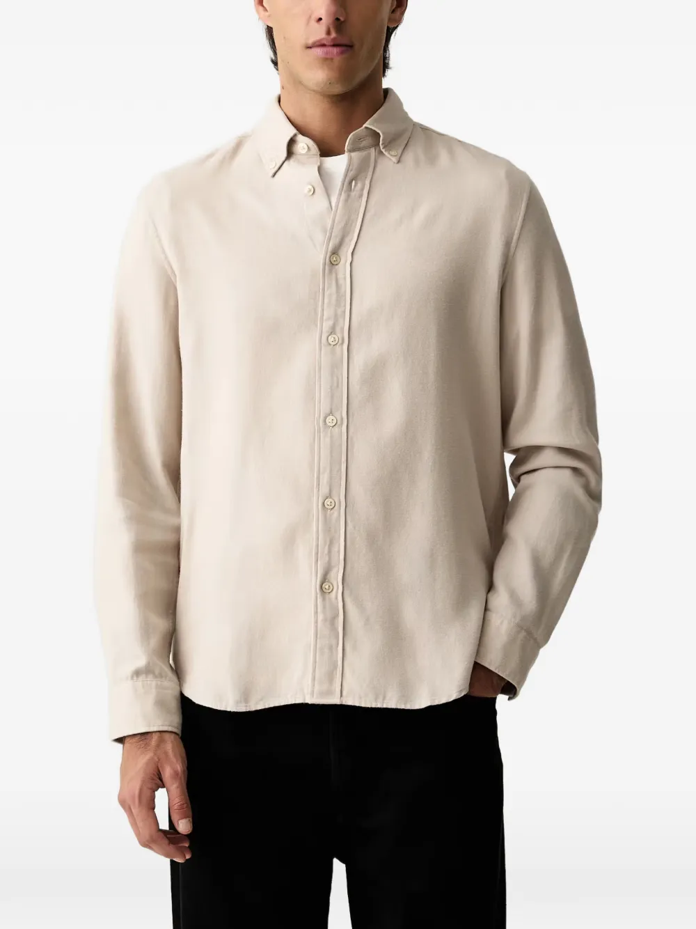 Marc O'Polo button-down long-sleeve shirt - Toni neutri