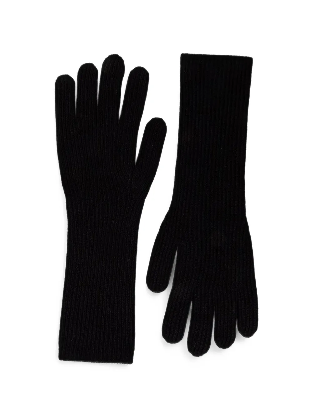 Marc O'Polo Ribgebreide handschoenen Zwart