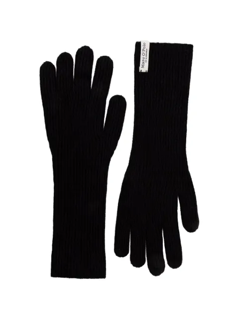 Marc O'Polo guantes tejidos de canalé