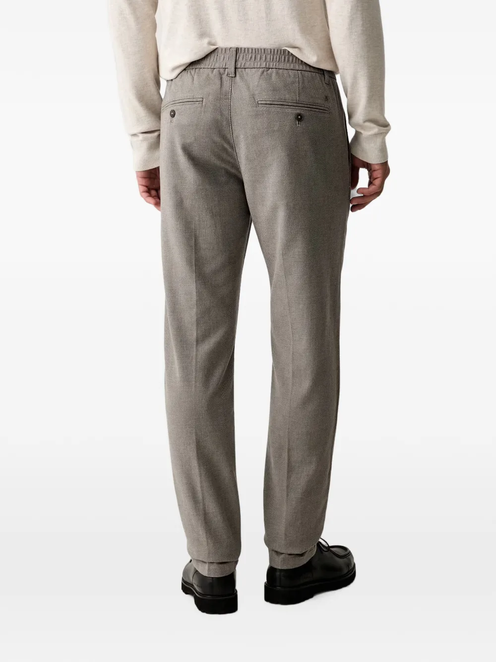 Marc O'Polo Plooibroek met elastische taille Grijs