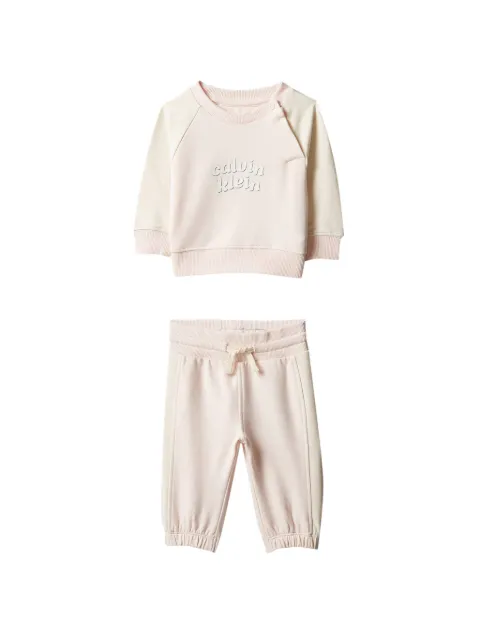Calvin Klein Kids logo-print tracksuit