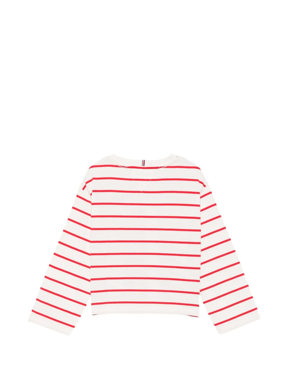 Tommy Hilfiger Junior Gestreept T-shirt met lange mouwen Beige