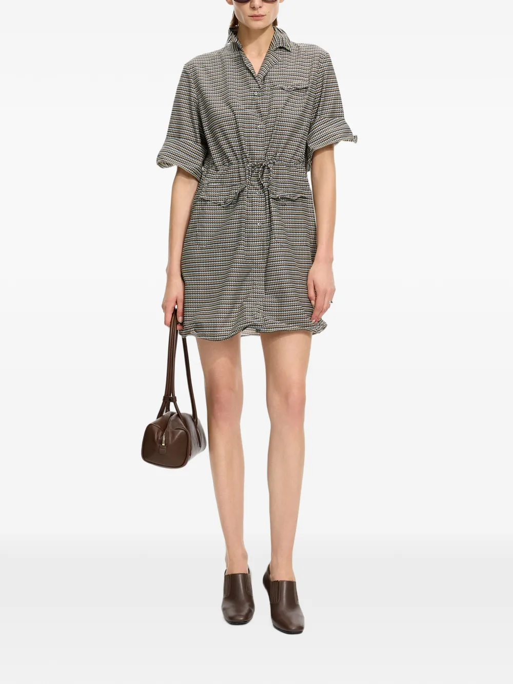 JNBY Mini-jurk met geometrische print Grijs