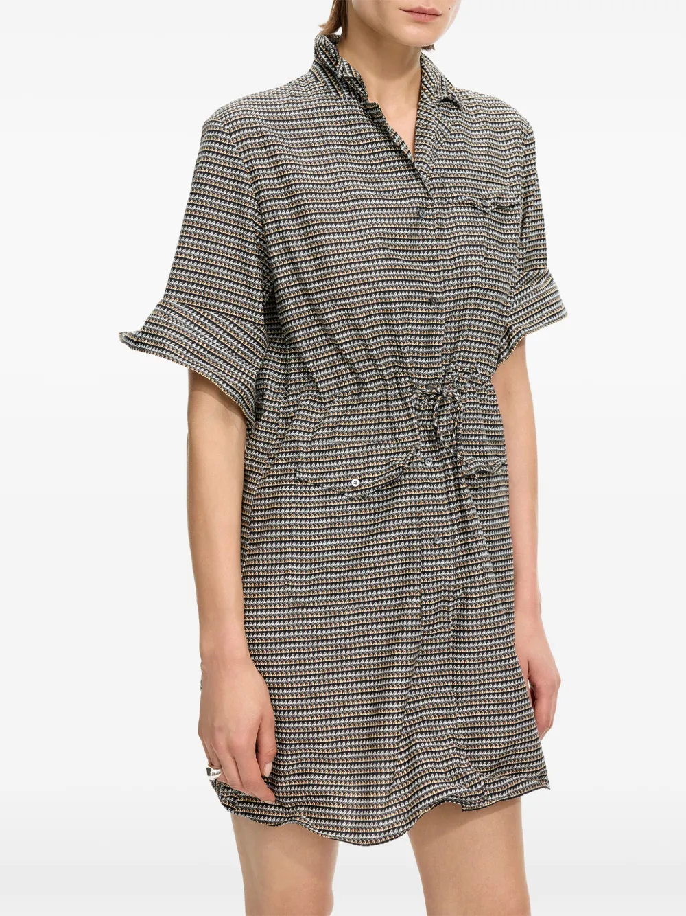 JNBY Mini-jurk met geometrische print Grijs