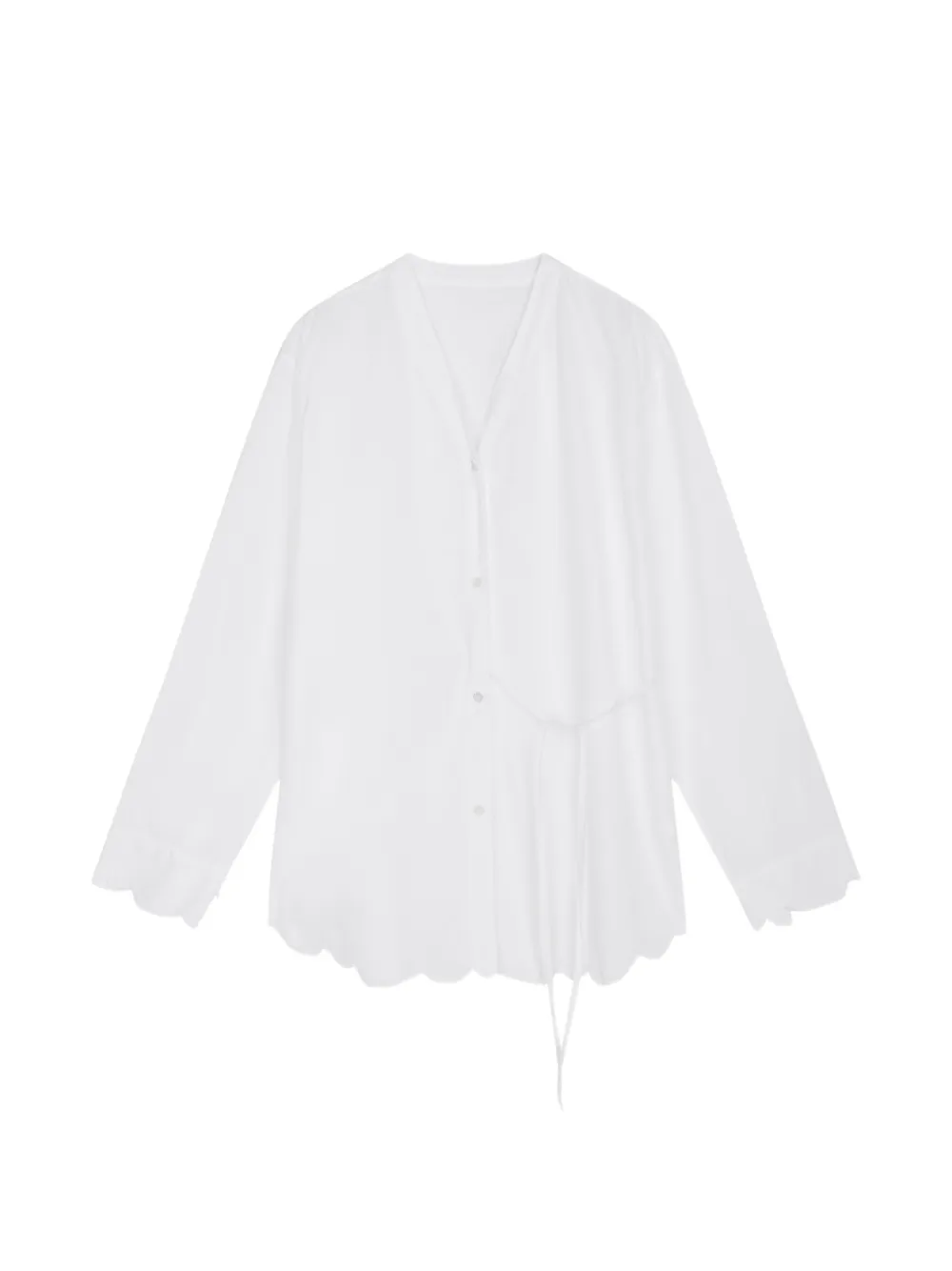 JNBY Camicia con orlo a smerlo - Bianco