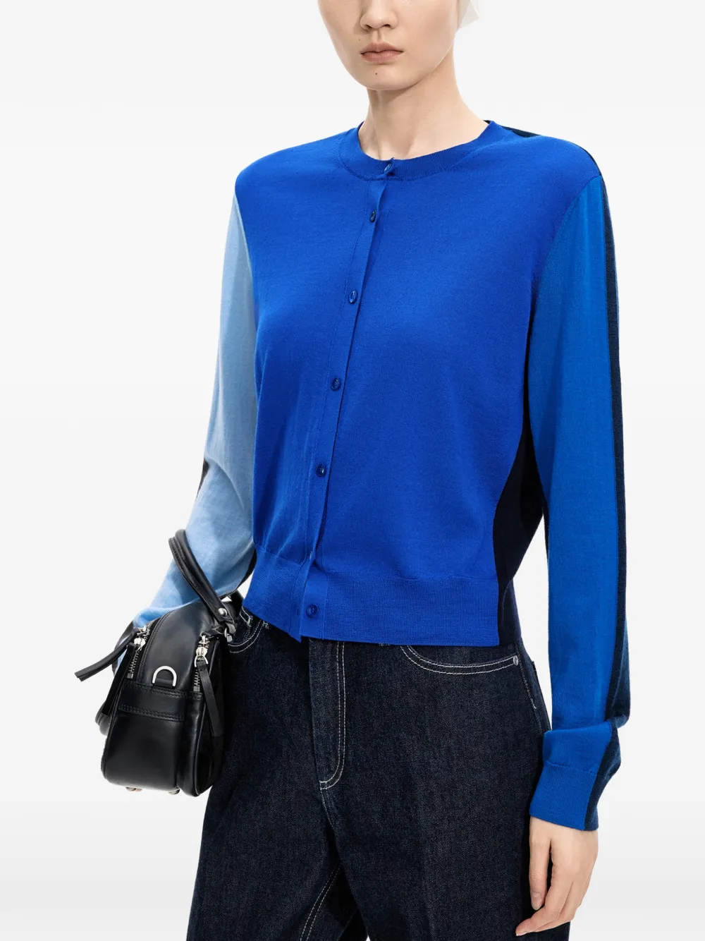JNBY Vest met colourblocking Blauw