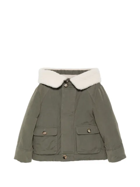 Brunello Cucinelli Kids hooded padded jacket