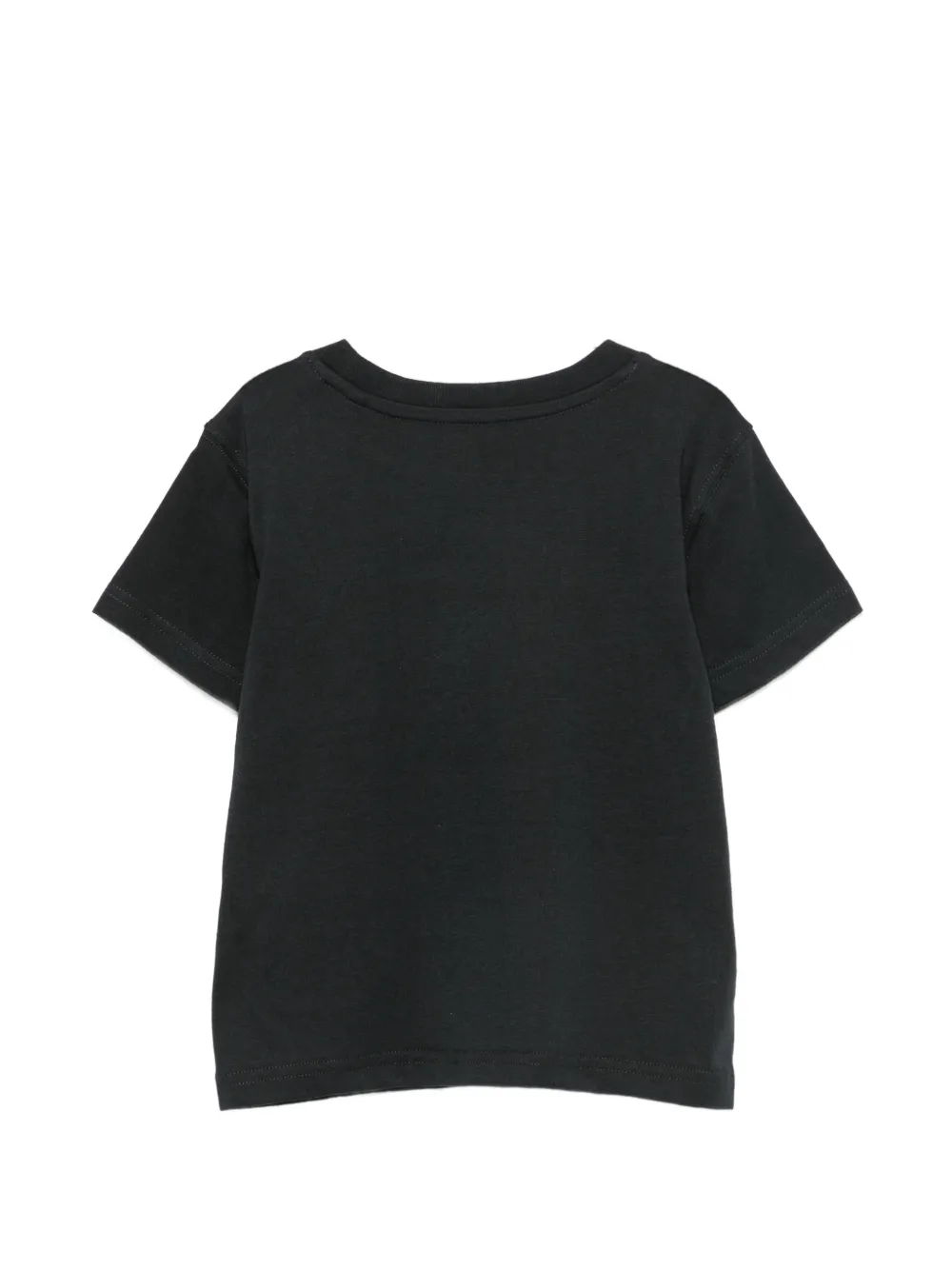 New Balance Kids Stacked T-shirt met logo en korte mouwen Zwart