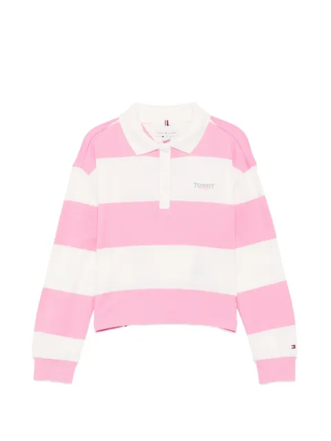 Tommy Hilfiger Junior polo rayé à manches longues