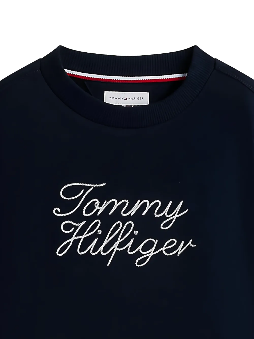 Tommy Hilfiger Junior Sweater met logo Blauw