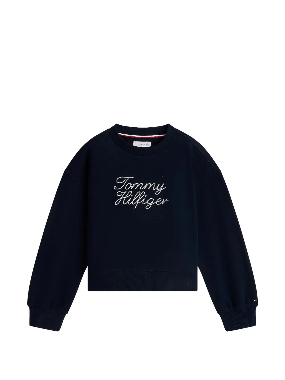 Tommy Hilfiger Junior Sweater met logo Blauw