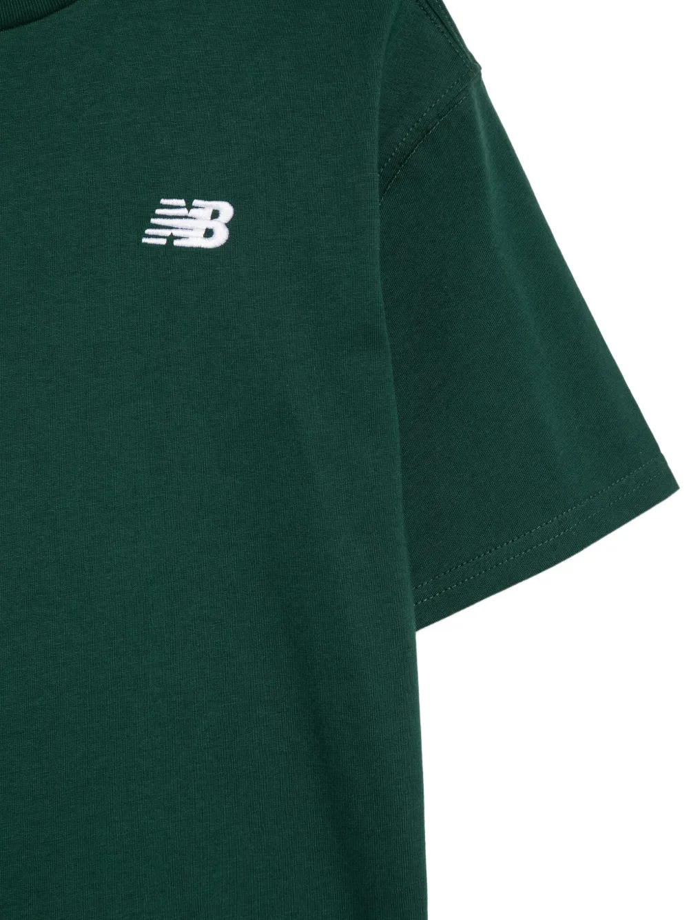 New Balance Kids T-shirt met geborduurd logo Groen