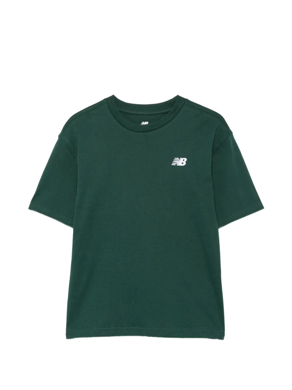 New Balance Kids T-shirt met geborduurd logo Groen