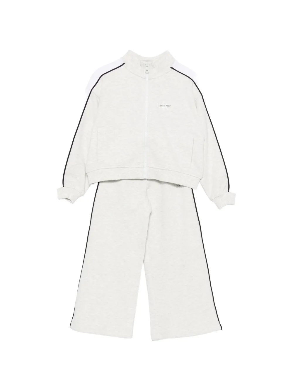 Calvin Klein Kids logo-print track pants Grijs