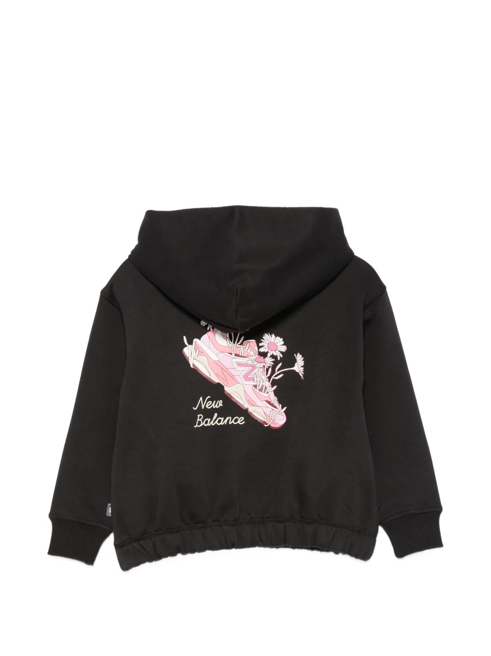 New Balance Kids Hoodie met logoprint Zwart