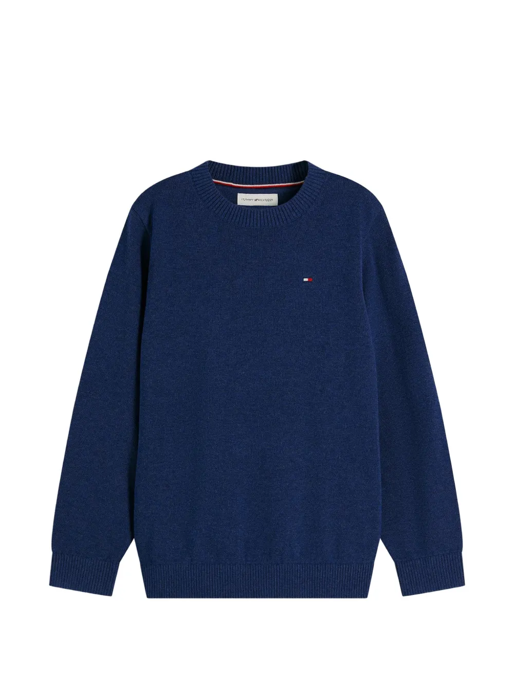 Tommy Hilfiger Junior Sweater met geborduurd logo Blauw