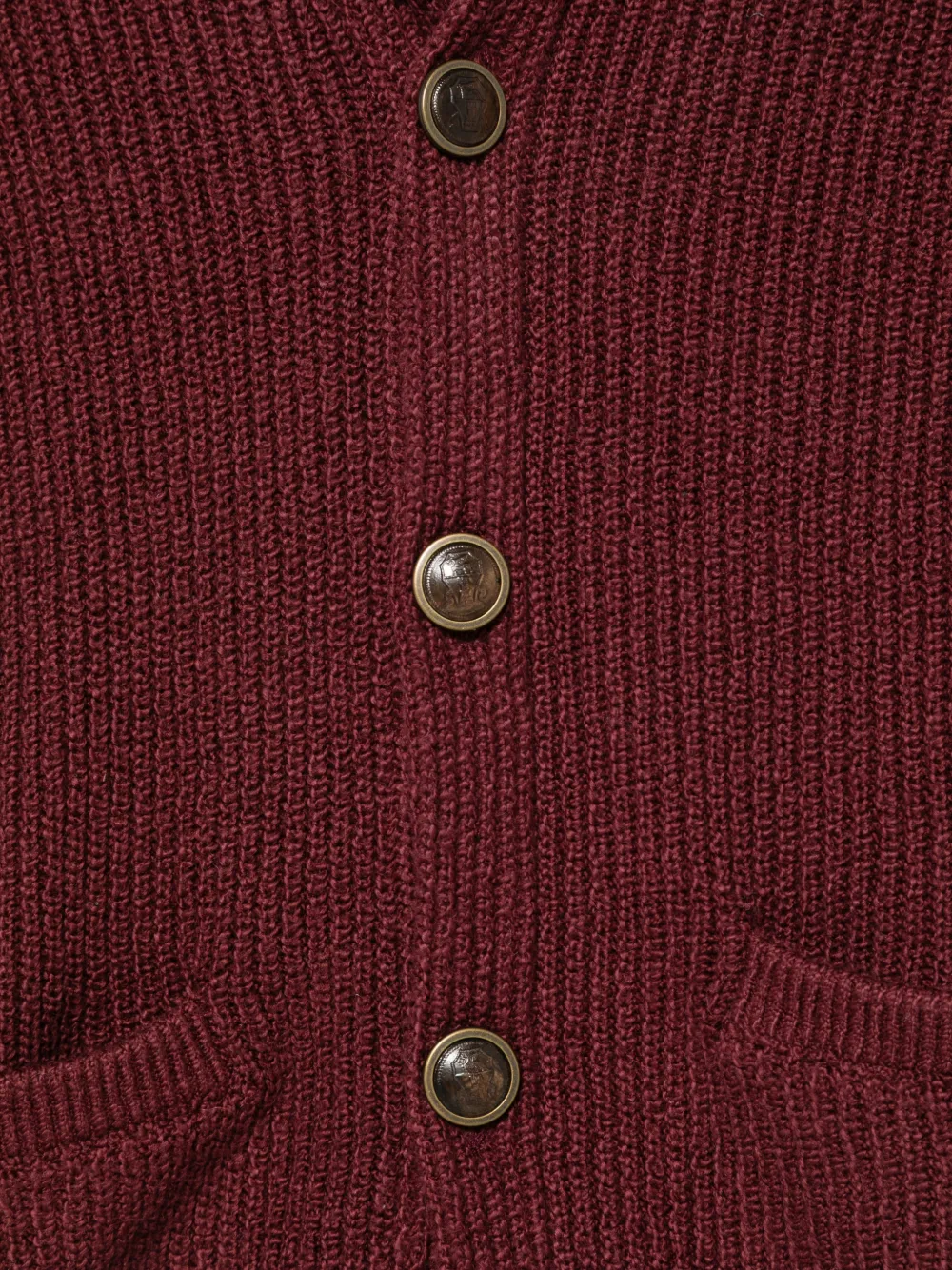 Brunello Cucinelli Kids Vest met sjaalkraag Rood