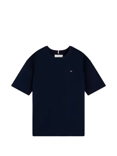 Tommy Hilfiger Junior logo-embroidered T-shirt