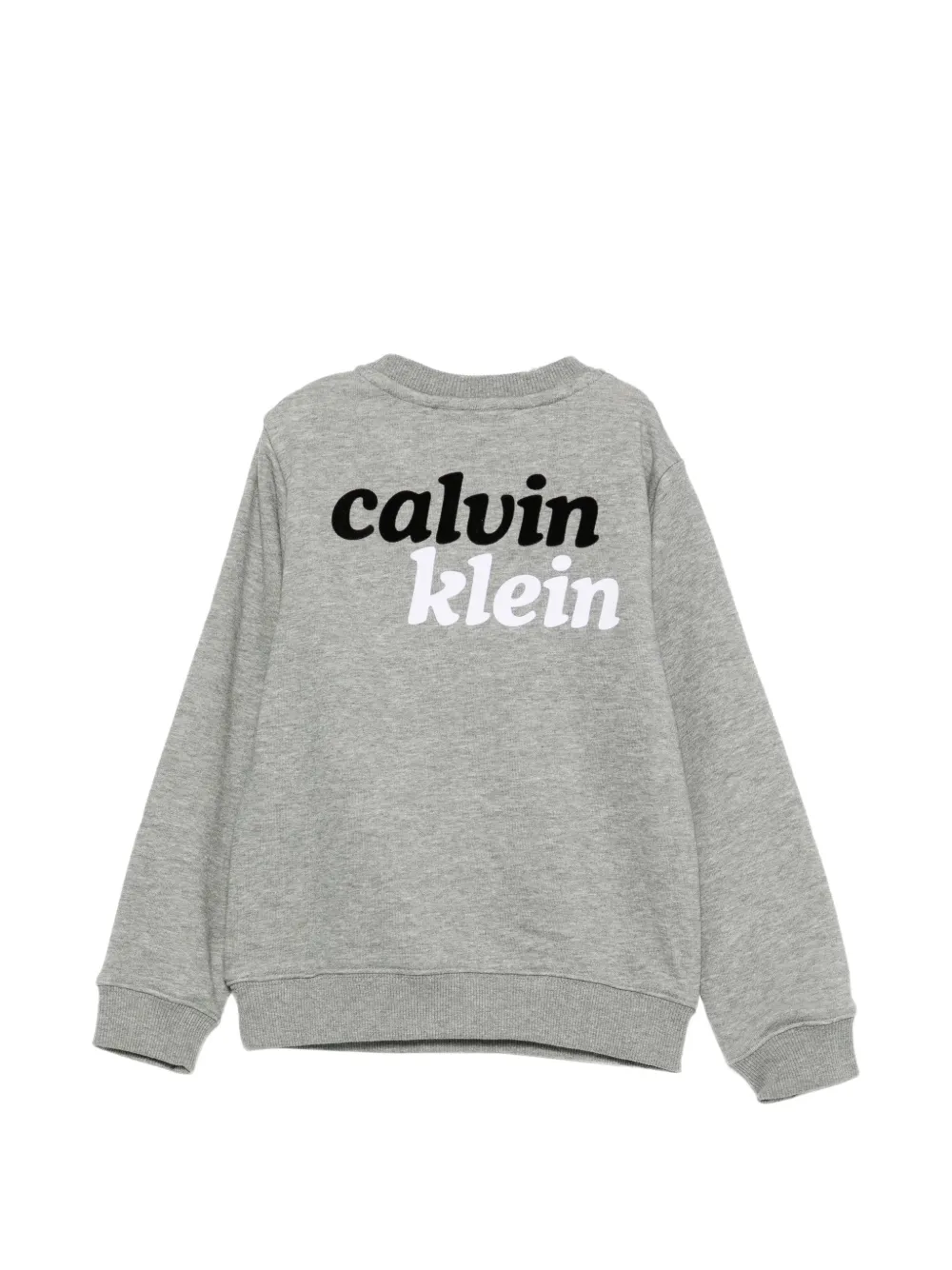 Calvin Klein Kids logo-print sweatshirt Grijs
