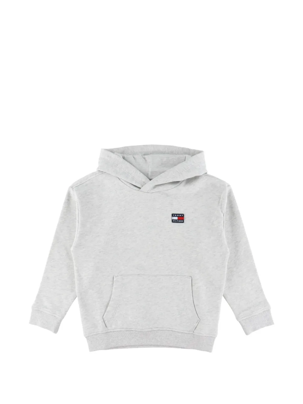 Tommy Hilfiger Junior Hoodie met logopatch Grijs