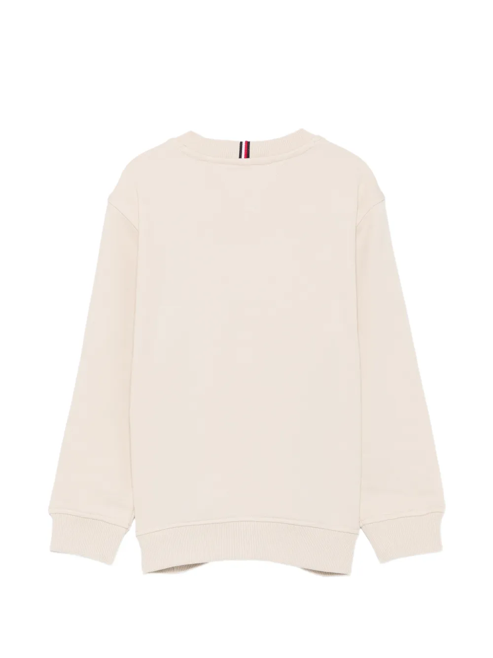 Tommy Hilfiger Junior Sweater met geborduurd logo Beige