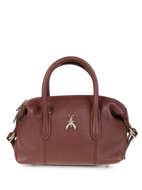 Patrizia Pepe bolso shopper New Business mini con placa del logo