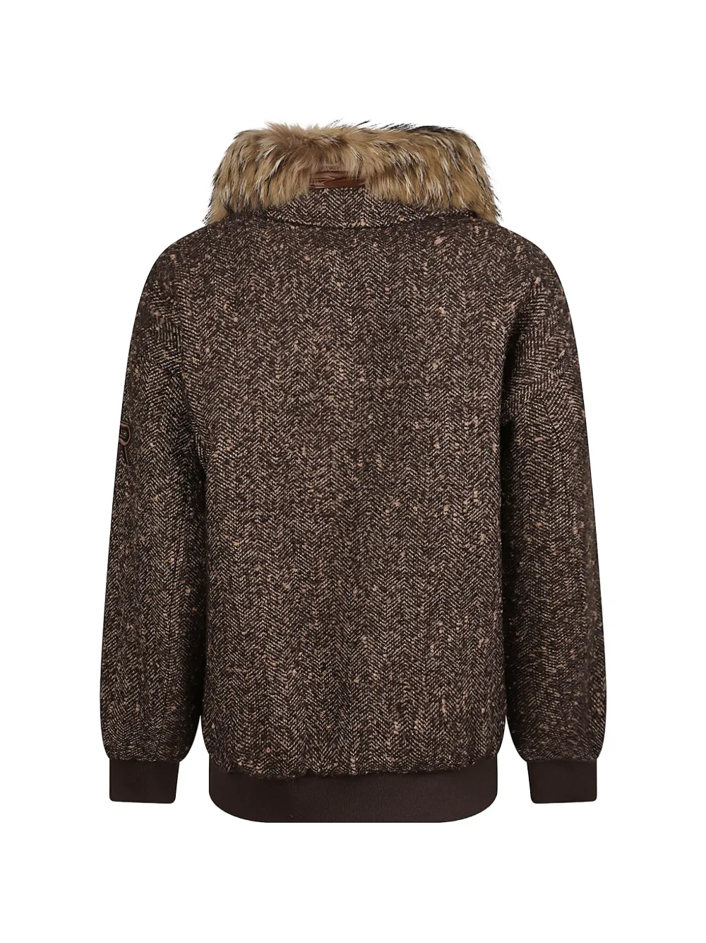 Ermanno Scervino Jack met visgraatpatroon Bruin