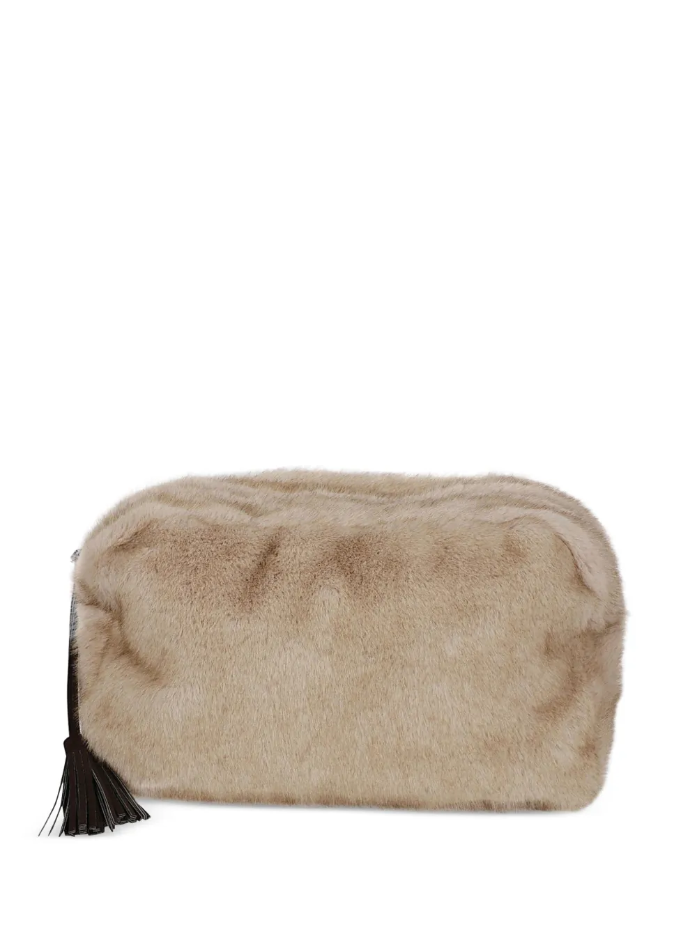 P.A.R.O.S.H. Pouch in pelliccia sintetica - Toni neutri