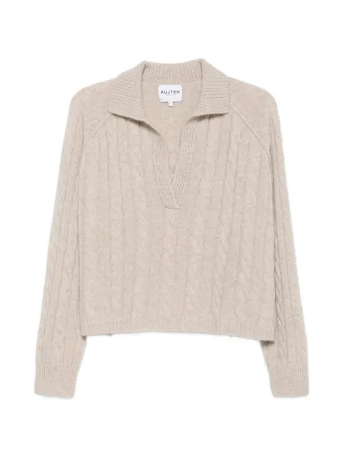 kujten Pullover mit Zopfmuster
