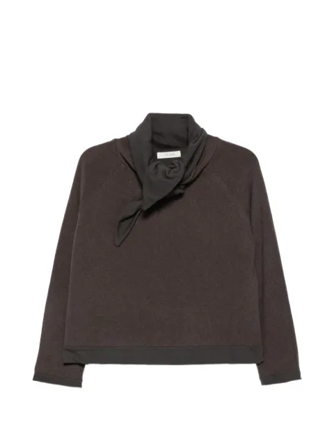 JcSophie jersey Poppy con detalle de pañuelo de manga raglán