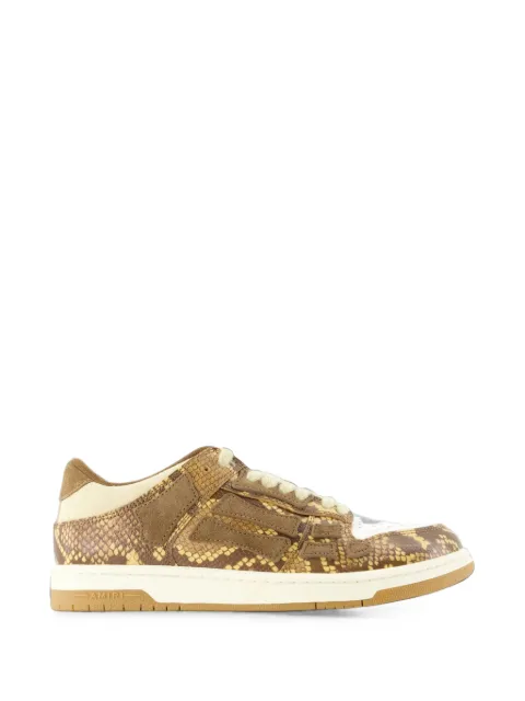 AMIRI printed python Skel top low sneakers
