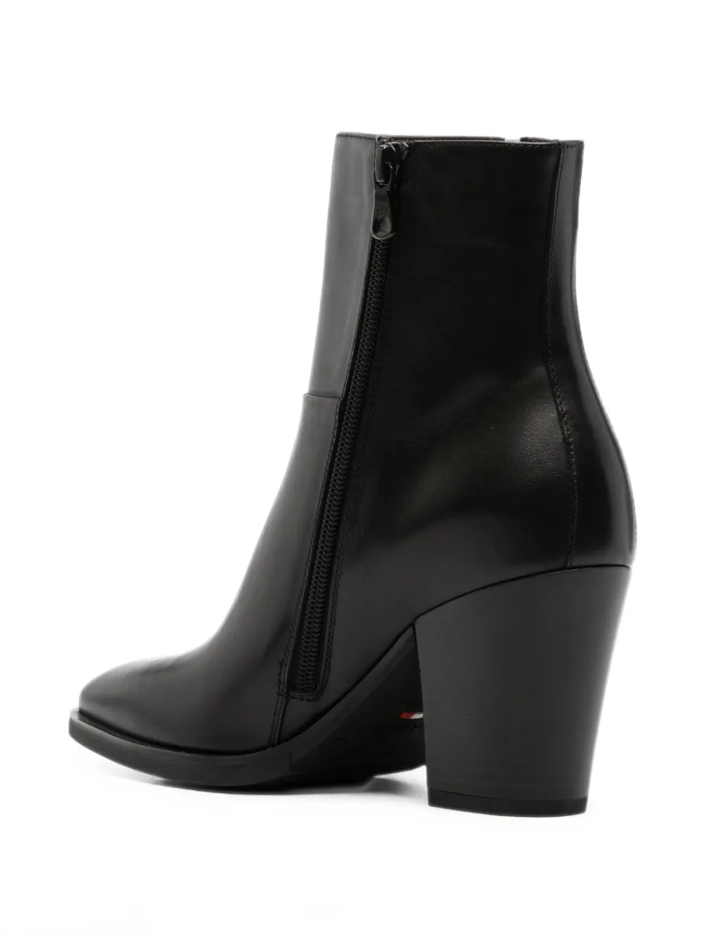 NERO GIARDINI stud-embellished pointed-toe ankle boots Zwart