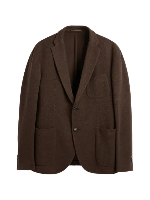 slowear Hopsack slim-fit blazer
