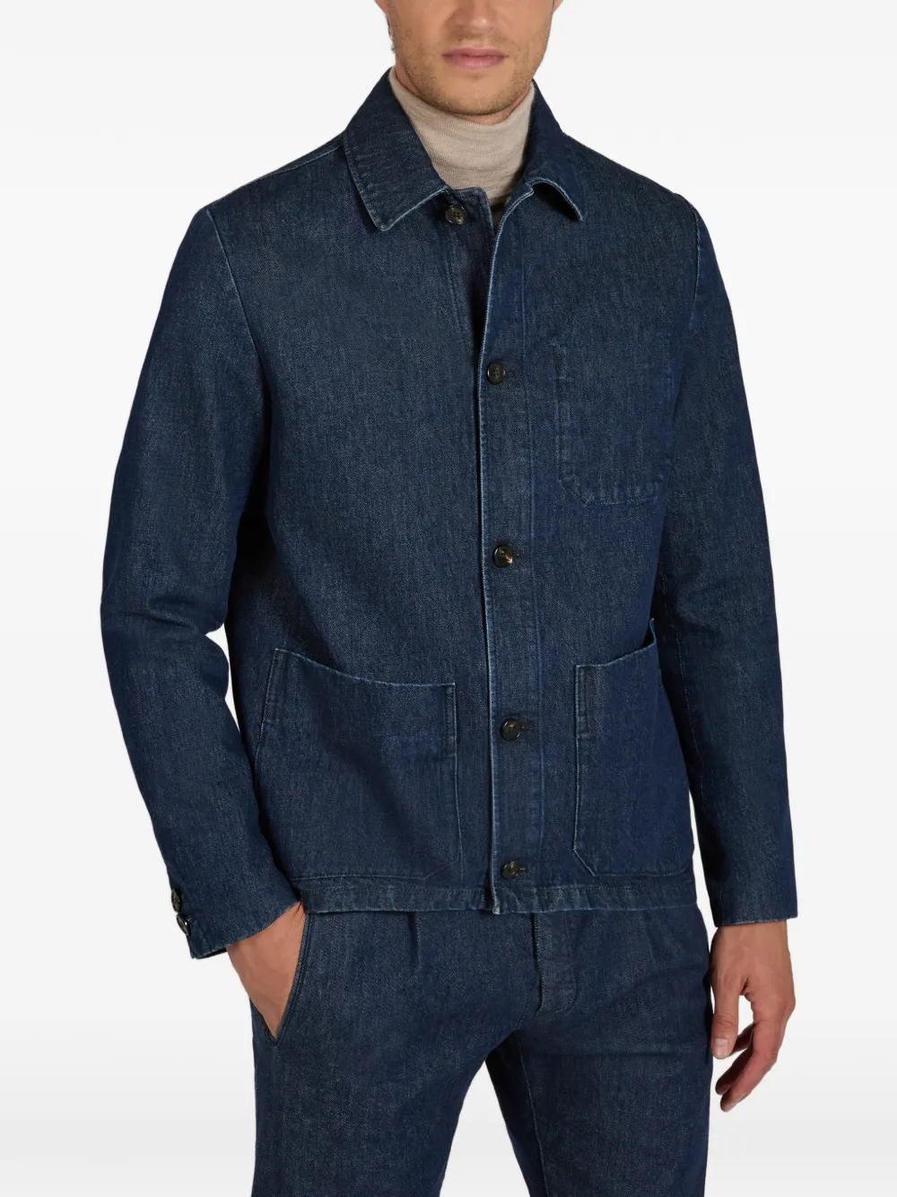 slowear Denim jack Blauw