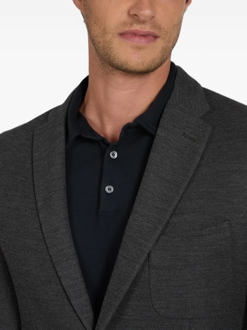 slowear Hopsack blazer Grijs