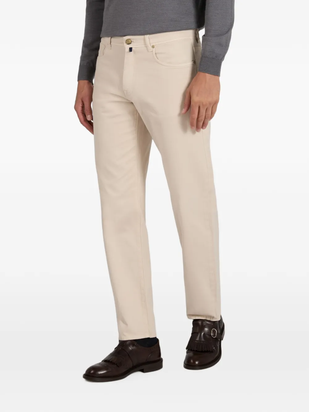 Incotex Broek met vijf zakken Beige