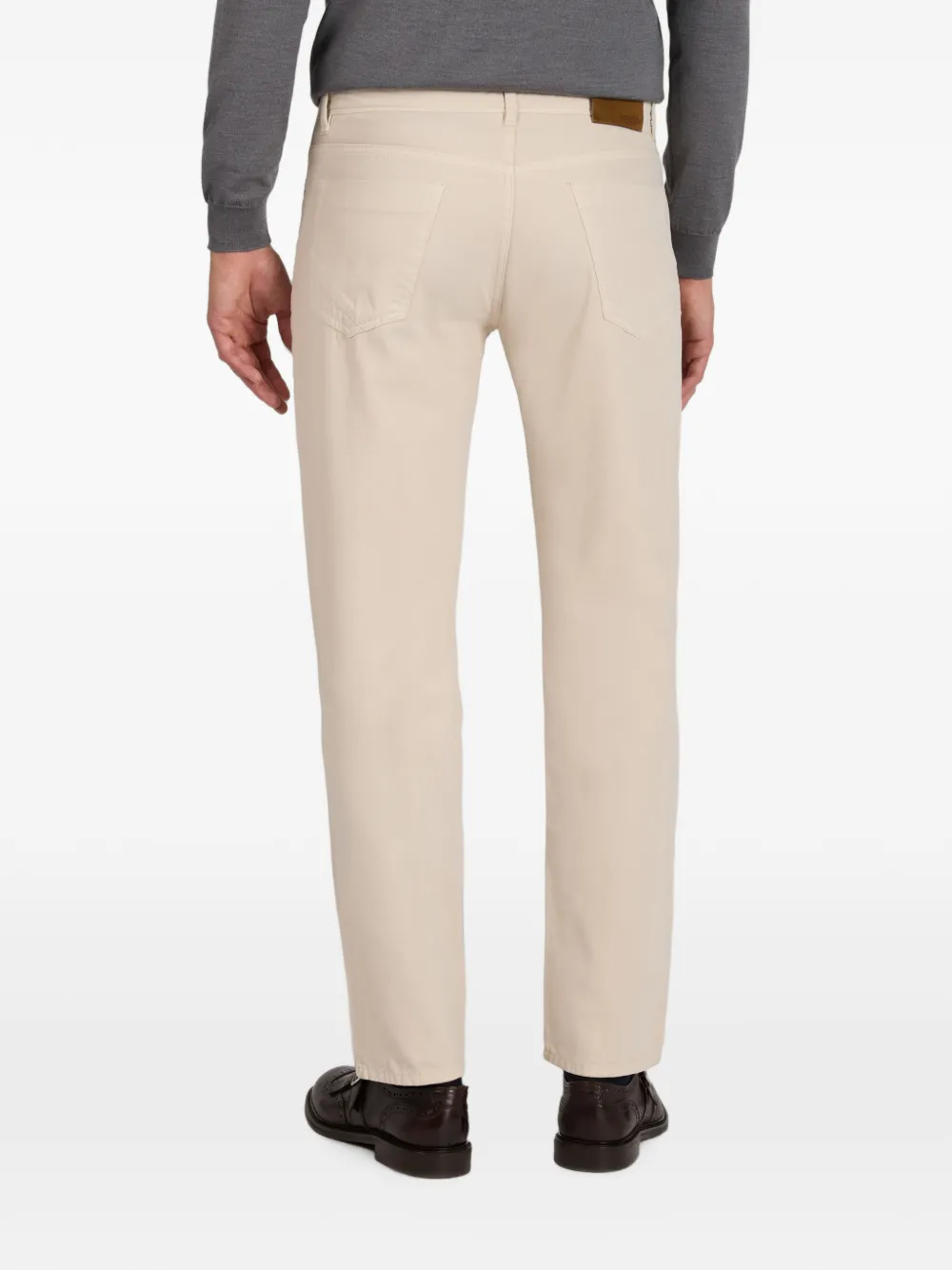 Incotex Broek met vijf zakken Beige