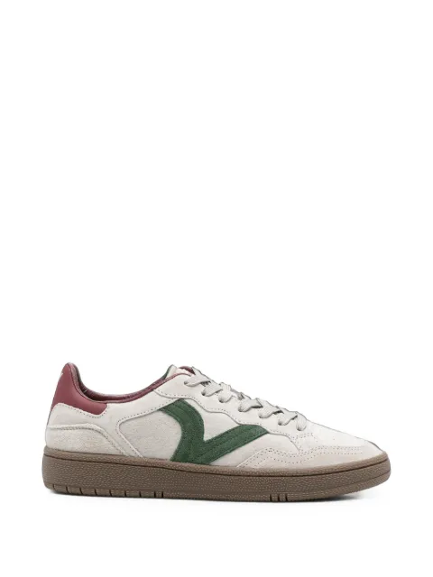 Victoria suede logo-patch sneakers