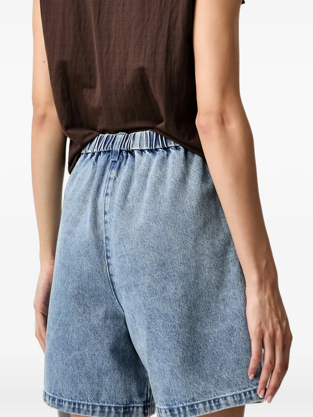 Morgan Denim shorts Blauw