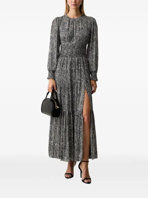 Michael Michael Kors printed smocked georgette maxi dress