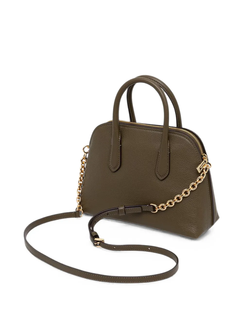Michael Kors pebbled leather tote bag Groen