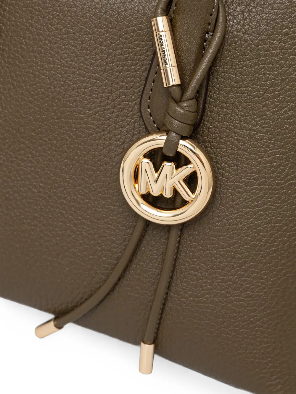 Michael Kors pebbled leather tote bag Groen