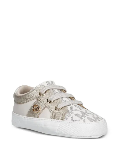 Michael Kors Kids logo印花金属感边饰运动鞋
