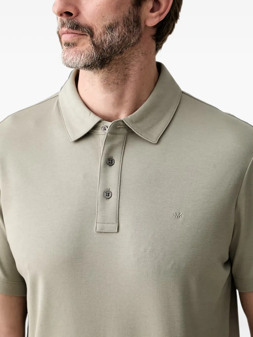 Michael Kors Poloshirt met geborduurd logo Groen