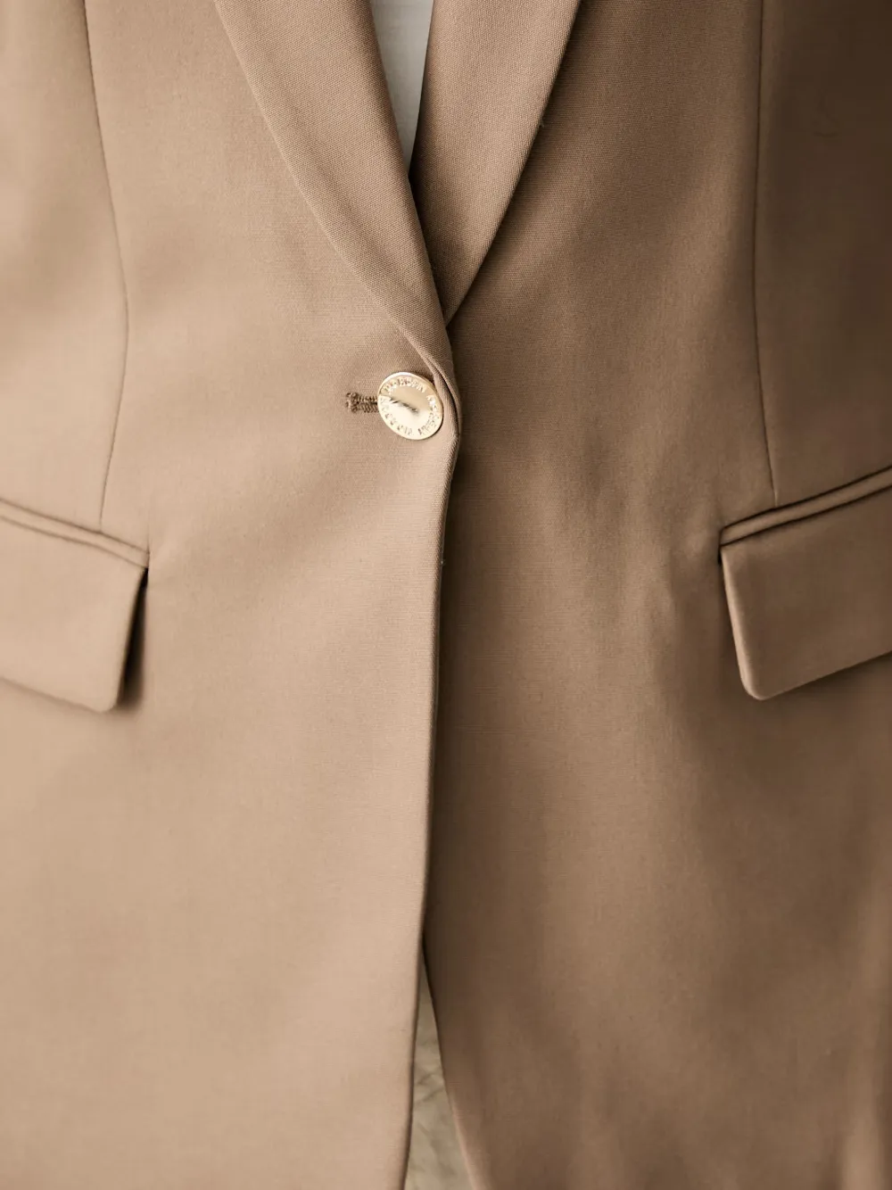 Morgan Blazer met sjaalkraag Beige
