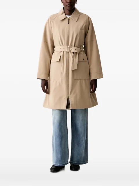 Mos Mosh MMALine belted trench coat