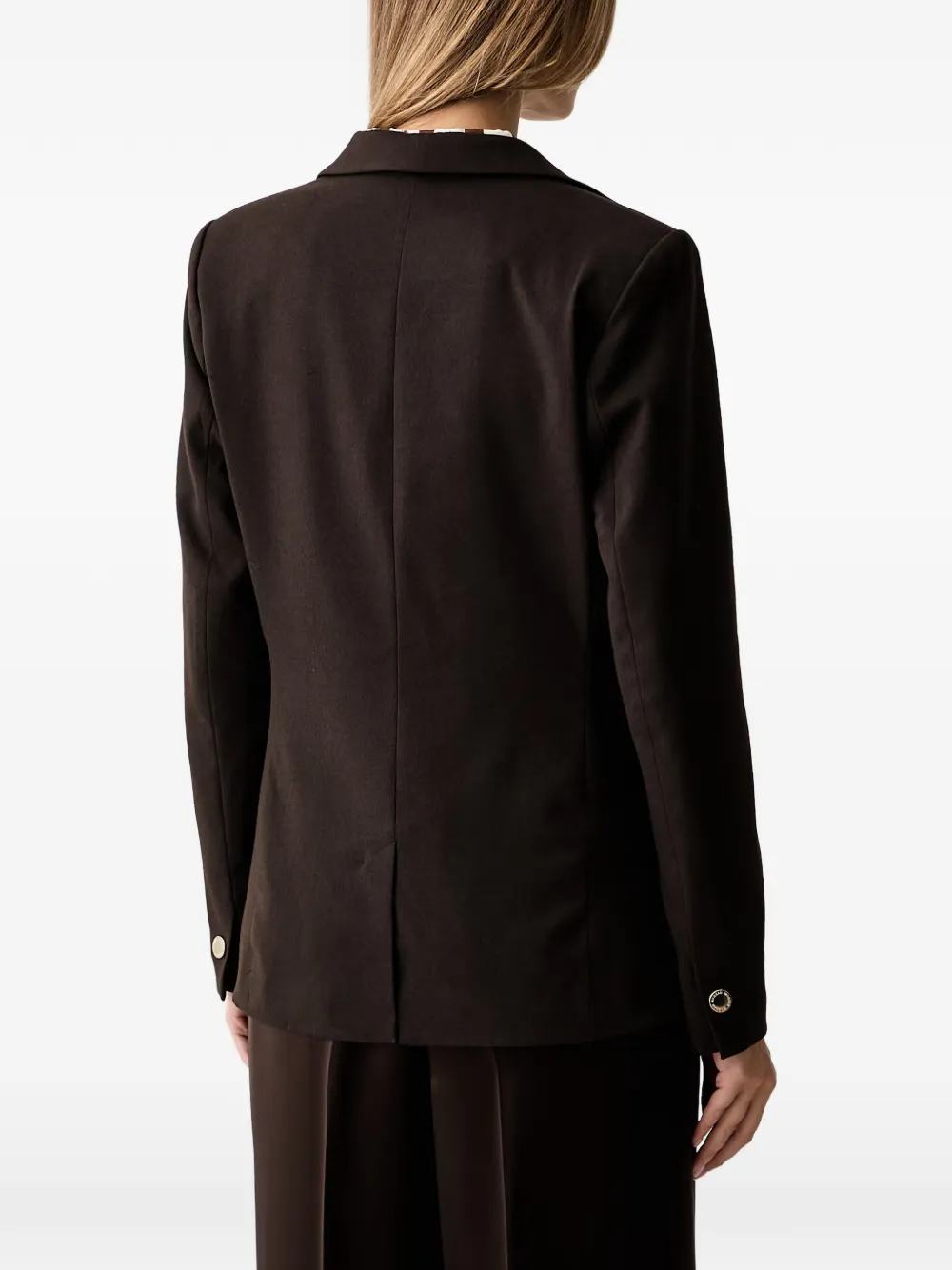 Morgan Blazer met logo-knoop Bruin