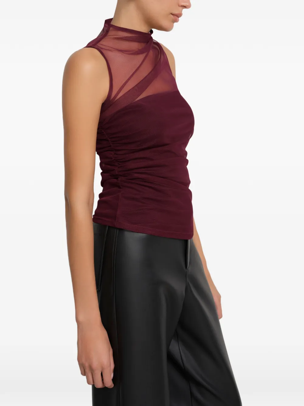 Marcella Amila mouwloze top Rood